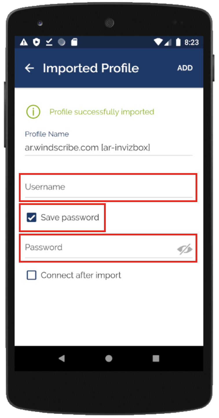 Configure OpenVPN using your VPN credentials on Android – InvizBox